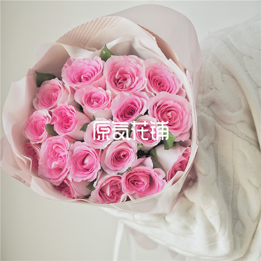 原气花铺-花店-上海-北京仙子--洛神玫瑰花束-3