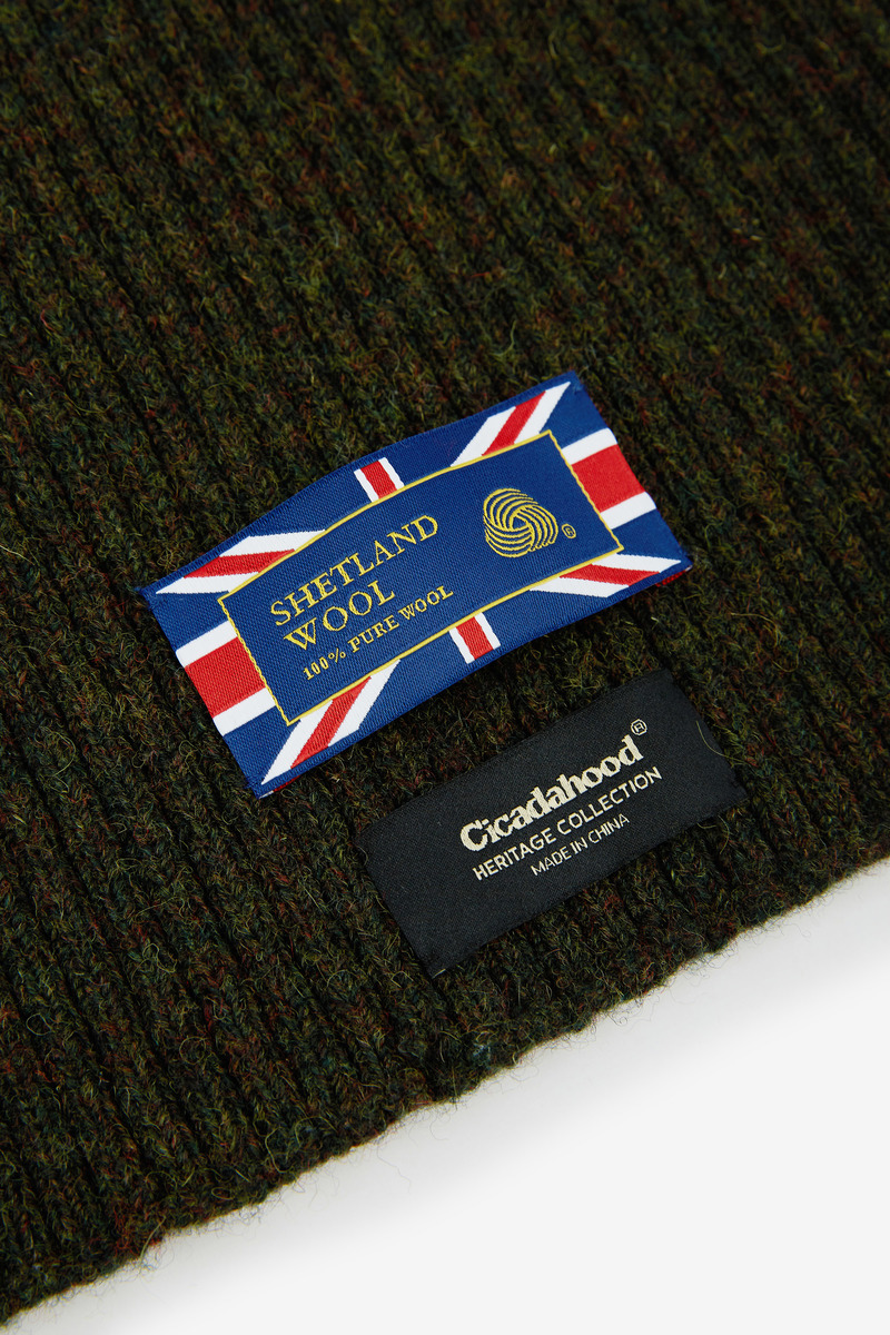 British Shetland Wool Heritage Neck Warmer,unisex-4