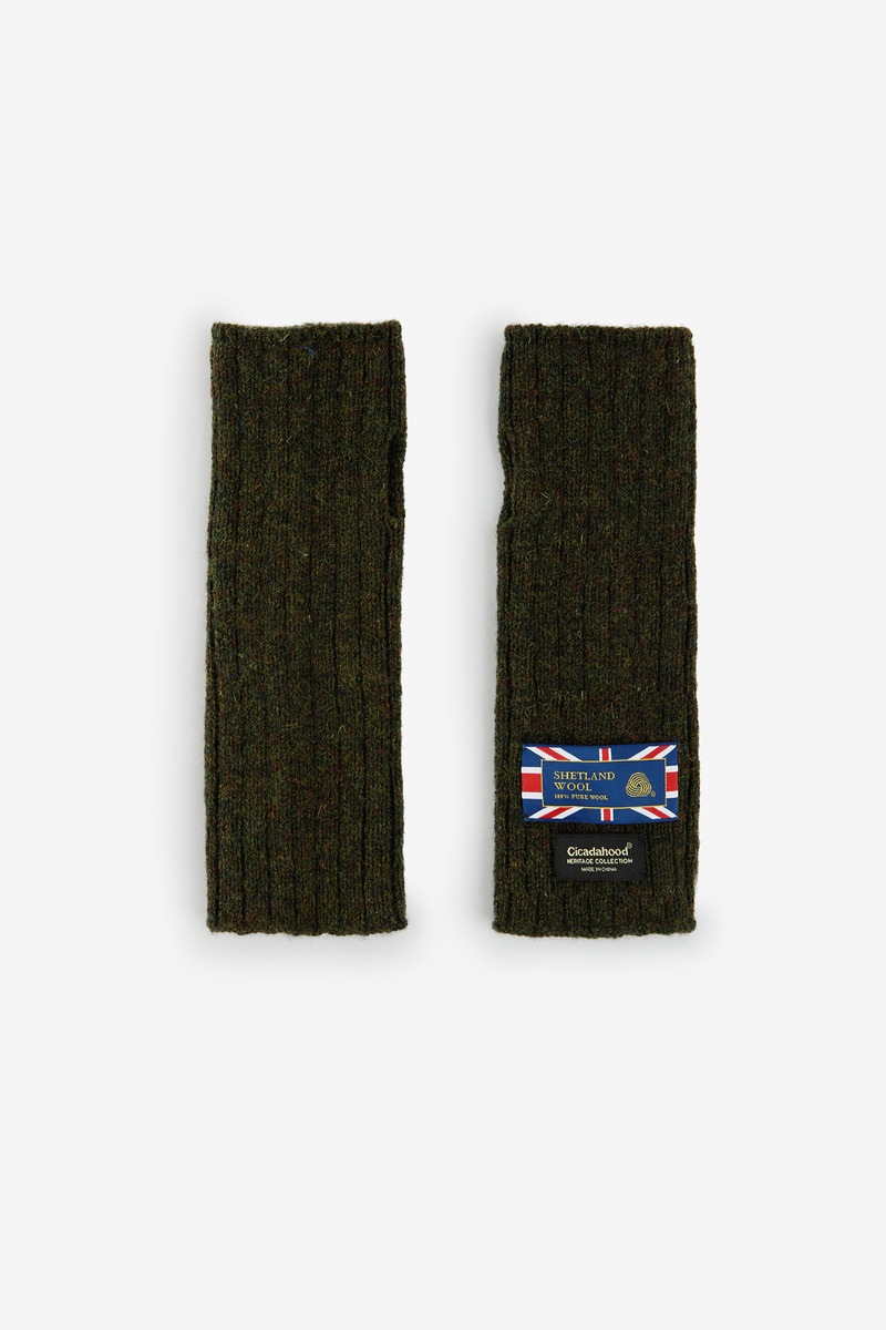 British Shetland Wool Heritage Gloves,unisex