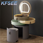 300usd Kfsee 1Pcs A Set Weibog ins Simple make up table with stool