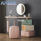 350usd Kfsee 1Pcs A Set Weibog ins Simple 80cm length make up table with stool