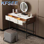 350usd Kfsee 1Pcs A Set Weibog ins Simple 80cm length make up table with stool