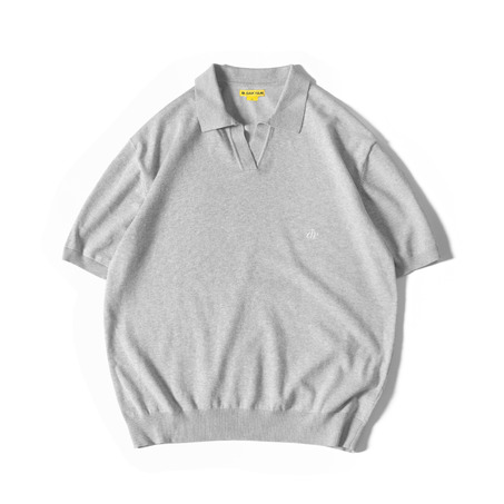 KNITTED V CREW POLO-2