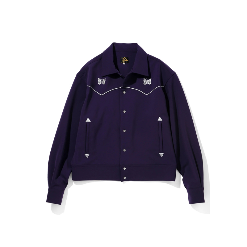 NEEDLES 22AW Piping Cowboy Jacket - PE/PU Double Cloth NEEDLES 22AW Piping Cowboy Jacket - PE/PU Double Cloth