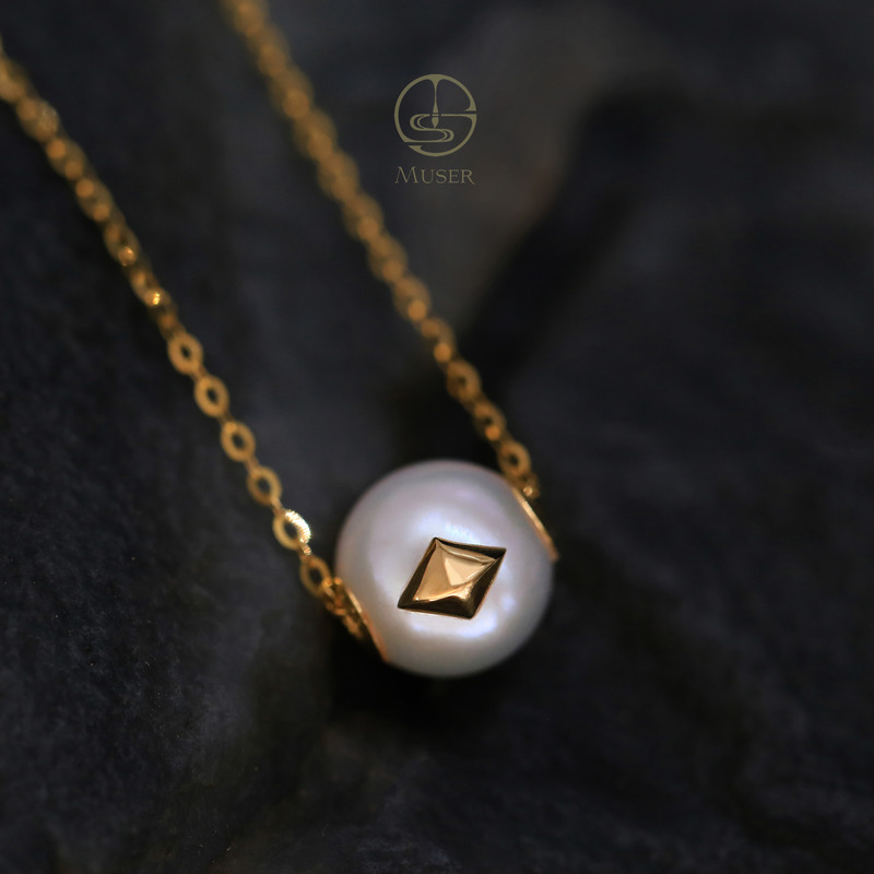 预售-字字珠鸡-珍珠吊坠-18K黄