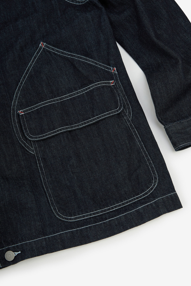9oz Denim Heritage Workwear Jacket,unisex-4