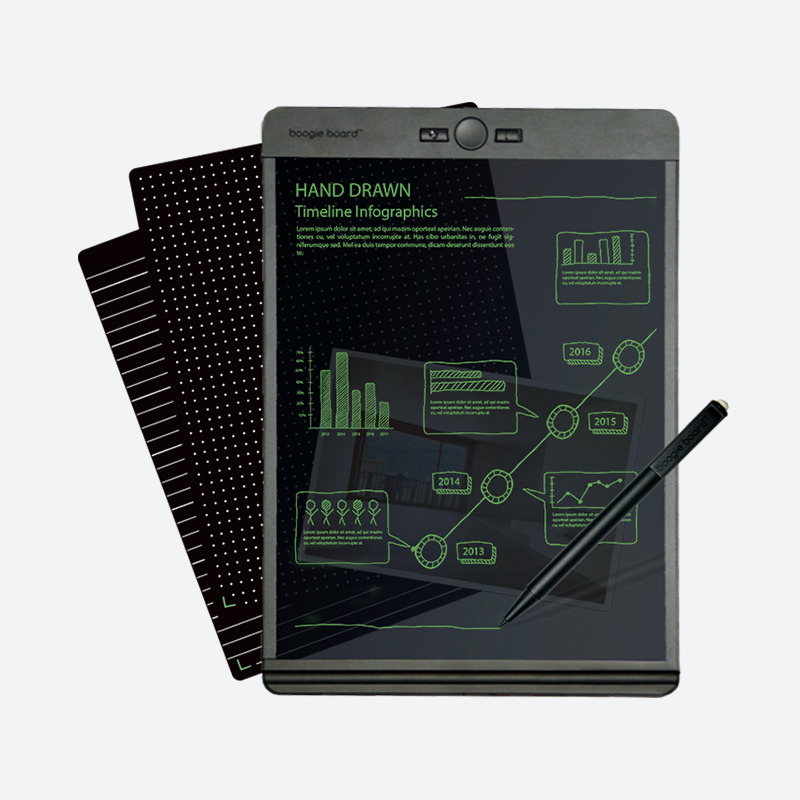 美国boogie board液晶手写板草稿可擦黑板儿童电子画板绘画写字板