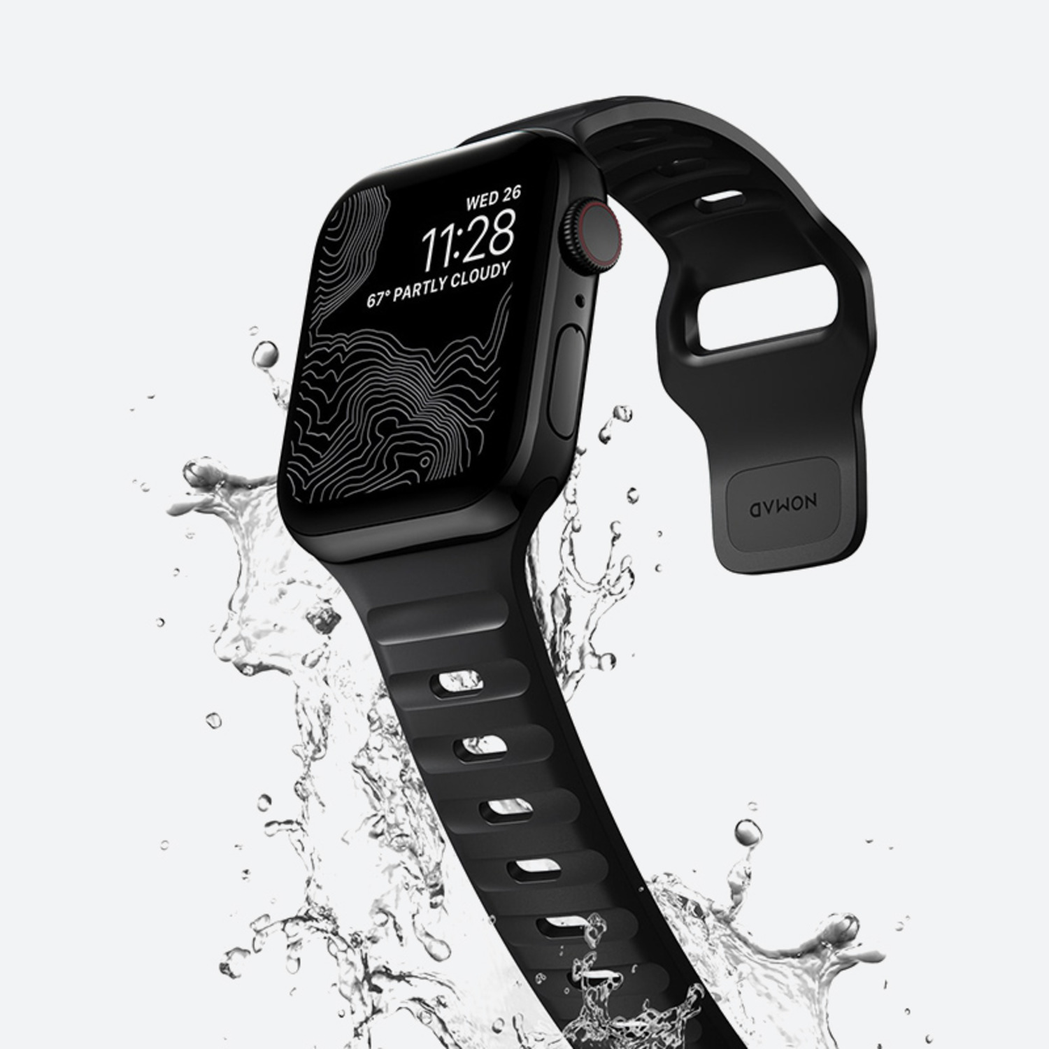 美國NOMAD適用iwatch手表表帶蘋果applewatch8 Ultra SE運動型全新品硅膠防水透氣潮牌男士輕奢42/44/45/49mm