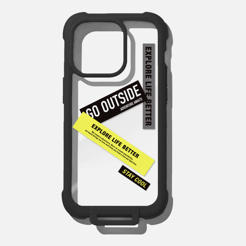 台湾bitplay适用iPhone14手机壳新款防摔苹果14promax全包带贴纸可挂绳户外保护壳