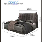 700usd Kfsee 1Pcs A Set Weibog ins 220cm Round Bedroom Bed