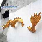1200usd Kfsee 1Pcs A Set ins Dragon Statue Wall Decoration