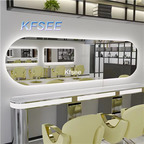 350usd Kfsee 1Pcs A Set ins Barber Shop Salon Mirror