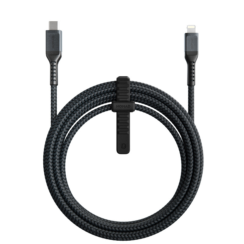 NOMAD适用苹果快充数据线官方MFI认证typec转lighting3米加长PD线