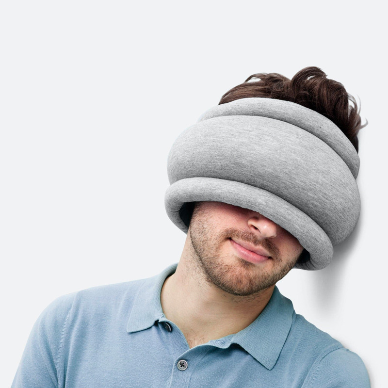 OstrichPillow鸵鸟枕便携旅行飞机遮光降噪保暖护颈脖套午休枕头