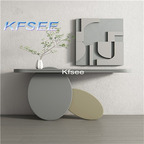 300usd Kfsee 1Pcs A Set ins 100*40*80cm Stone Style Console Table
