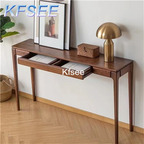 150usd Kfsee 1Pcs A Set ins Castle 88*35*85cm Wood Console Table For Hallway