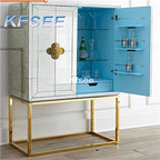 700usd Kfsee 1Pcs A Set ins 95*45*150cm Wine Cabinet