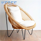 250usd Kfsee 1Pcs A Set ins vintage Rattan Lounge Chair