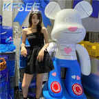 460usd Kfsee 1 Set 180cm height Luxury Home Deco Bear Floor Sculpture Statue