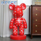 460usd Kfsee 1 Set 180cm height Luxury Home Deco Bear Floor Sculpture Statue