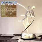 300usd Kfsee 1Pcs A Set Prodgf Boss 180cm height Dancing Statue Floor Sculpture