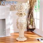 500usd Kfsee 1Pcs A Set 112cm height Statue Floor Sculpture For Entryway