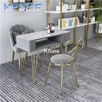 110usd Prodgf 1 Set ins 100cm length Beauty Kfsee Nail Table with 2 Chair