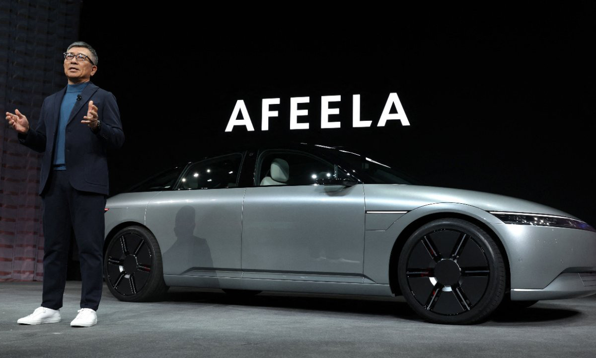 索尼电动车 Afeela 首款原型车亮相，2025 年开售