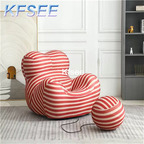 250usd Prodgf 1Pcs A Set Need Gorgeous ins Kfsee Lounge Chair with stool Sofa
