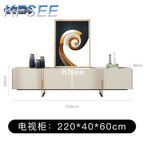 380usd 220cm length Prodgf 1Pcs A Set Elegant Living Room Romantic TV Cabinet