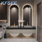 800usd 150cm length Prodgf 1 Set Romantic Kfsee Bathroom Cabinet