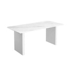 150usd Kfsee 160*80*75cm White Right Home Luxury Kfsee Dining Table