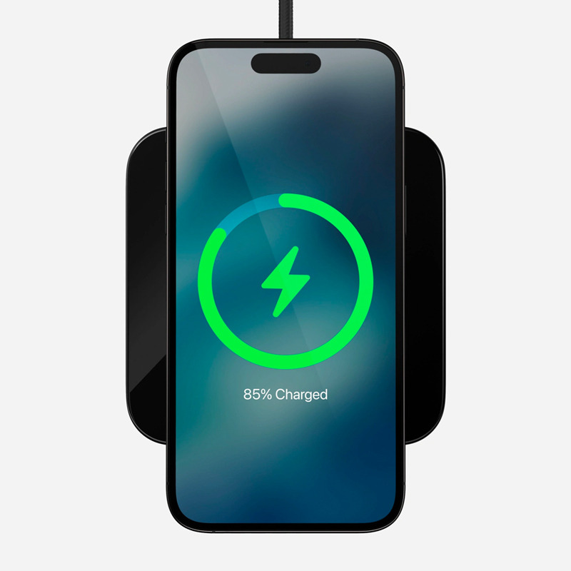 NOMAD15W 的官方 MFi MagSafe 无线充电器黑色