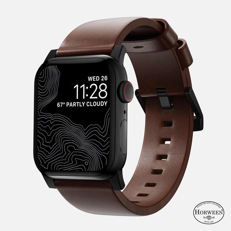 NOMADApple Watch 真皮表带Horween 皮革