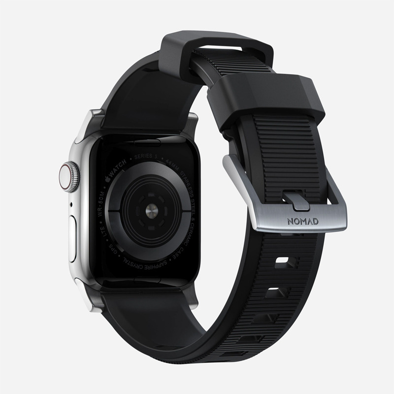 Play 00:05 00:25   美国NOMAD AppleWatch Ultra硬汉氟橡胶苹果手表带iwatch s8 49/45/44/42mm运动防水官方同款材质