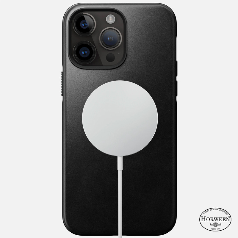 美国NOMAD2023新品适用iPhone14Promax苹果Magsafe磁吸手机壳霍尔文真皮植鞣皮保护壳套复古轻奢商务风