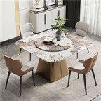 350usd Kfsee 150cm with turnable Ins Simple Wonderful Kfsee Dining Table
