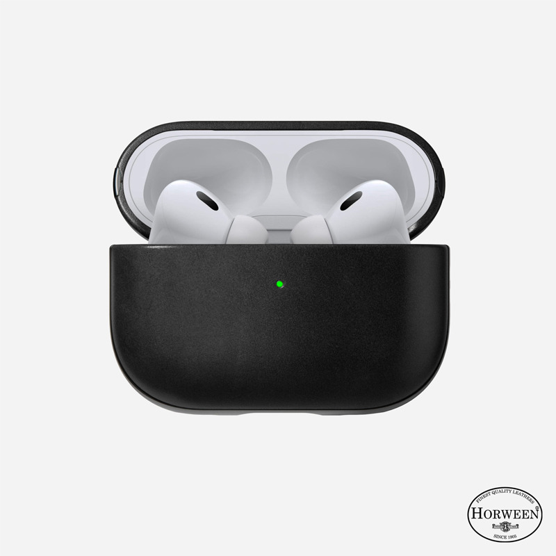 美国NOMAD新款 适用苹果AirPodsPro2/3代蓝牙耳机保护壳套植鞣皮真牛皮防摔全包