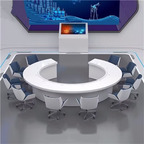 1600usd Kfsee 500cm Round Castle Kfsee Office Conference Table