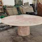 1600usd Kfsee 100*100*75cm Round Minshuku Castle Kfsee Dining Table