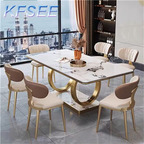 500usd Prodgf 180cm length Kfsee Luxury Dining Table Living Room