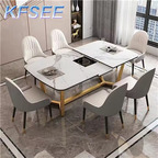 500usd Prodgf 180cm length Kfsee Luxury Dining Table Living Room