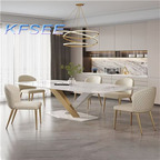 500usd Prodgf 180cm length Romantic Kfsee Luxury Dining Table Living Room