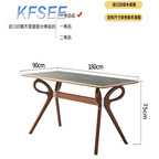 500usd Prodgf 180cm length Romantic Kfsee Luxury Dining Table Living Room