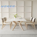 500usd Prodgf 180cm length Romantic Kfsee Luxury Dining Table Living Room