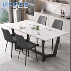 400usd Prodgf 180cm length with 4 chair Beauty Kfsee Dining Table