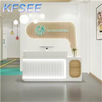 400usd Prodgf 180*60*100cm Office Boss Kfsee Reception Table Cashier