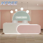 400usd Prodgf 200*60*100cm Office Boss Kfsee Reception Desk Cashier