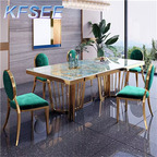 800usd Hello with 6 chair Cool Modern Kfsee Dining Table
