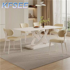 800usd Hello with 6 chair Cool Modern Kfsee Dining Table